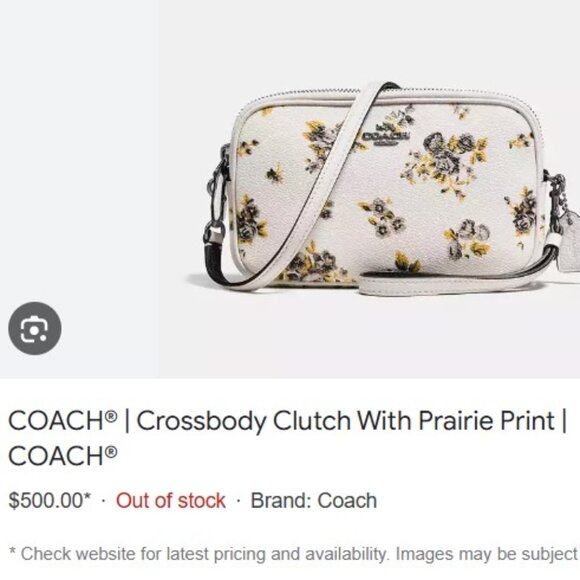 Coach Crossbody Clutch Bag - Picture 10 of 10
